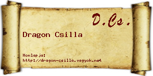 Dragon Csilla névjegykártya